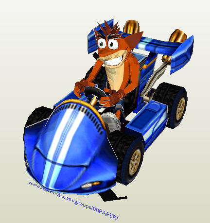 Crash Car Papercraft