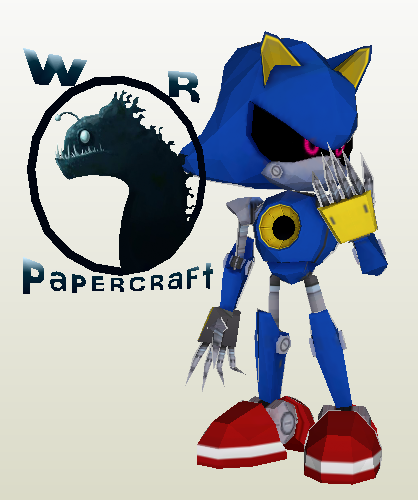 Metal Sonic Papercraft