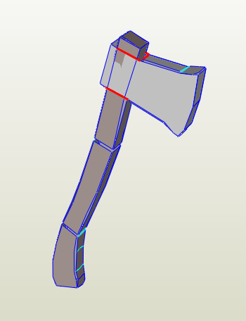 Hacha LowPoly