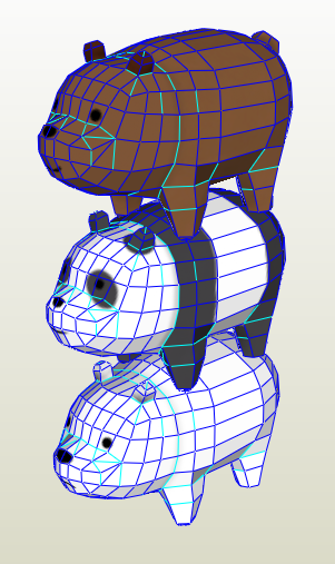 escandalosos papercraft