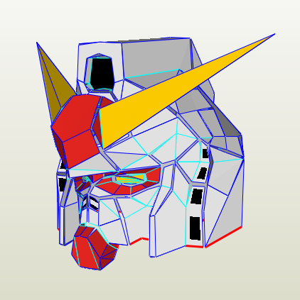 Máscara Gundam