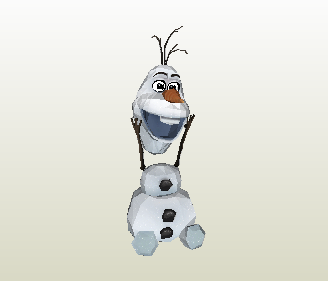 Olaf papercraft