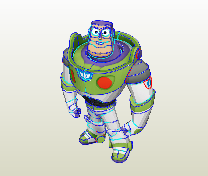 Buzz Lightyear papercraft