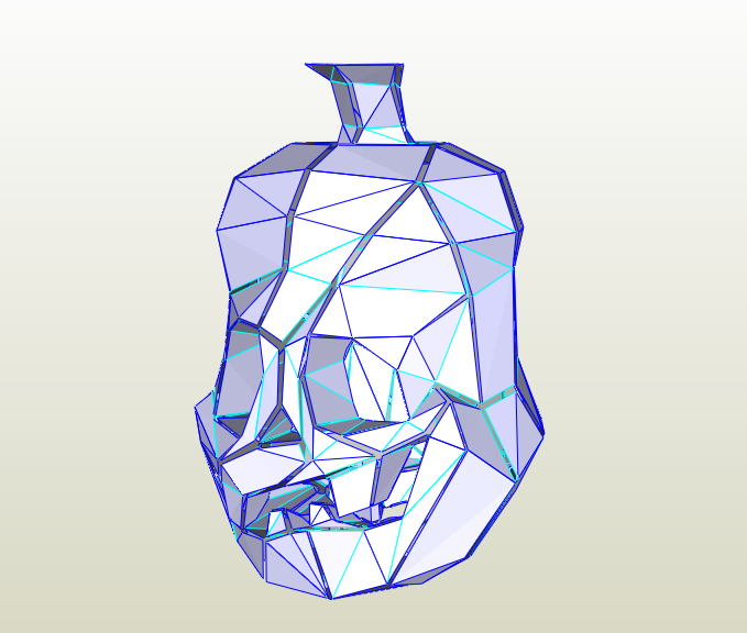 Calabaza papercraft