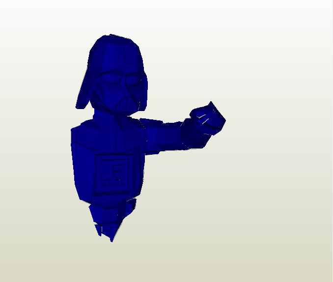 Darth Vader papercraft