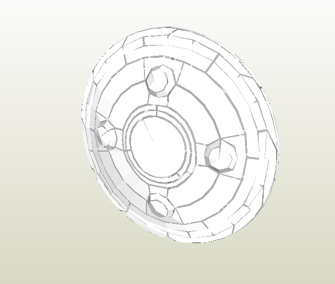 Escudo papercraft