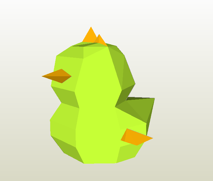 Pollito LowPoly