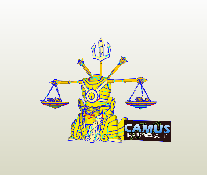 Armadura de Libra papercraft