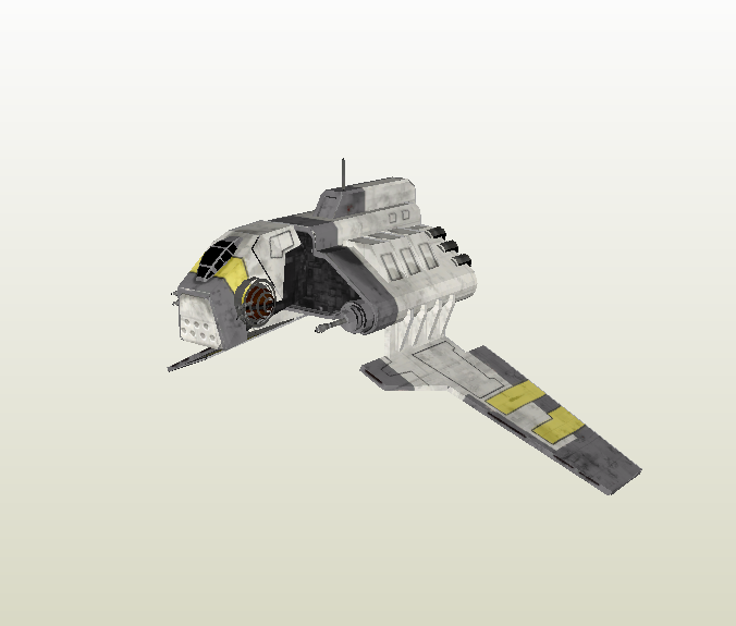 Republic Nu Class papercraft