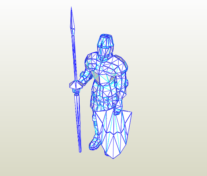 Armadura medieval papercraft