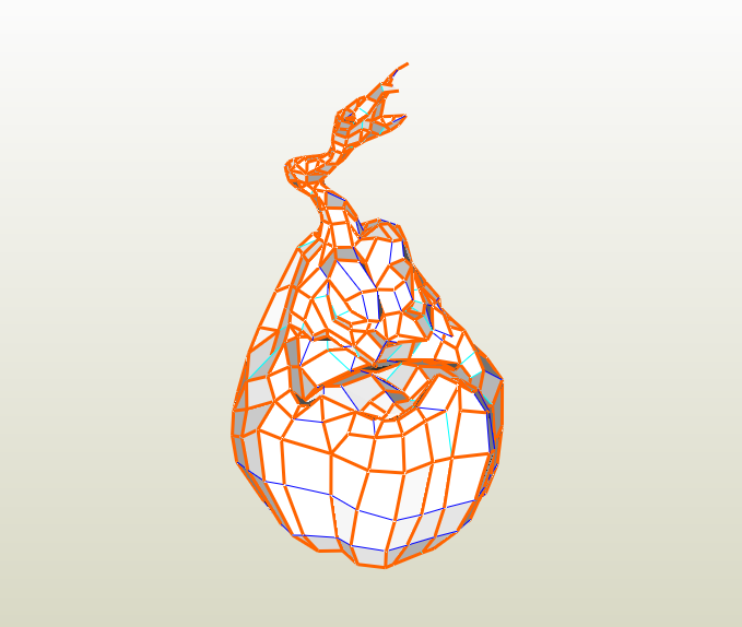 Calabaza papercraft
