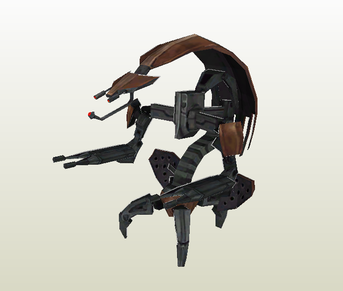 Droideka papercraft