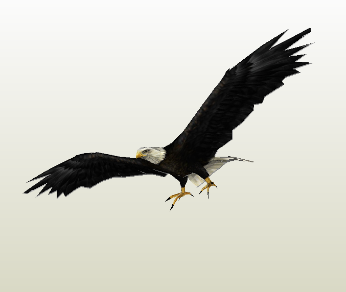 Águila Real papercraft