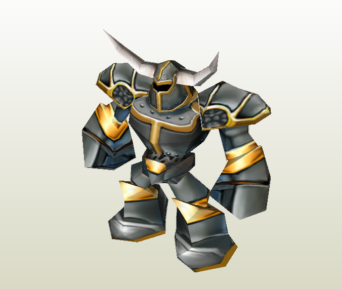 Battle Golem papercraft