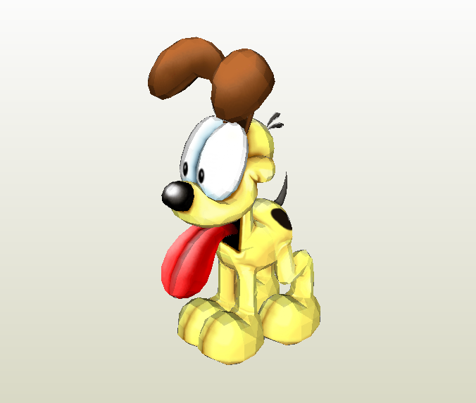 Oddie papercraft