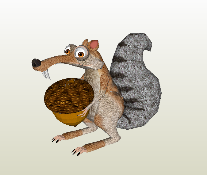 Scratch papercraft