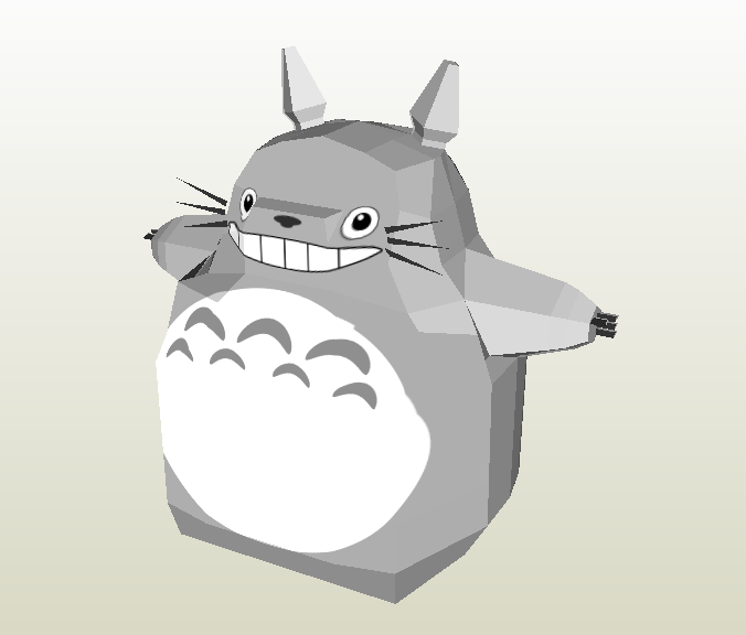 Totoro papercraft