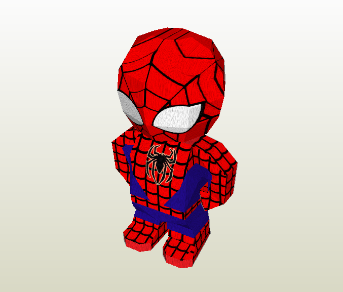 Spider-Man chibi papercraft