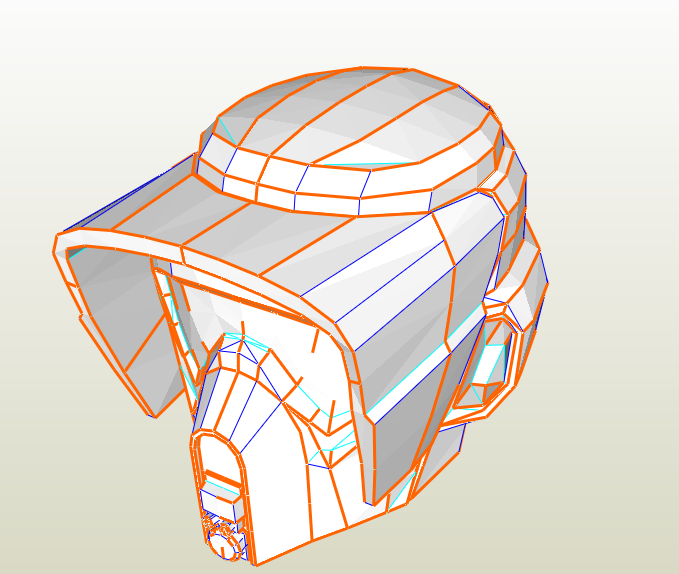 Casco Scouttrooper papercraft