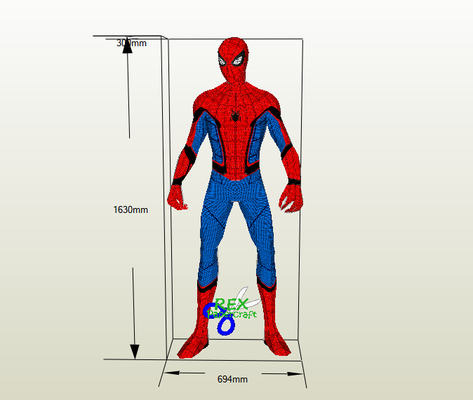 Spider-man papercraft