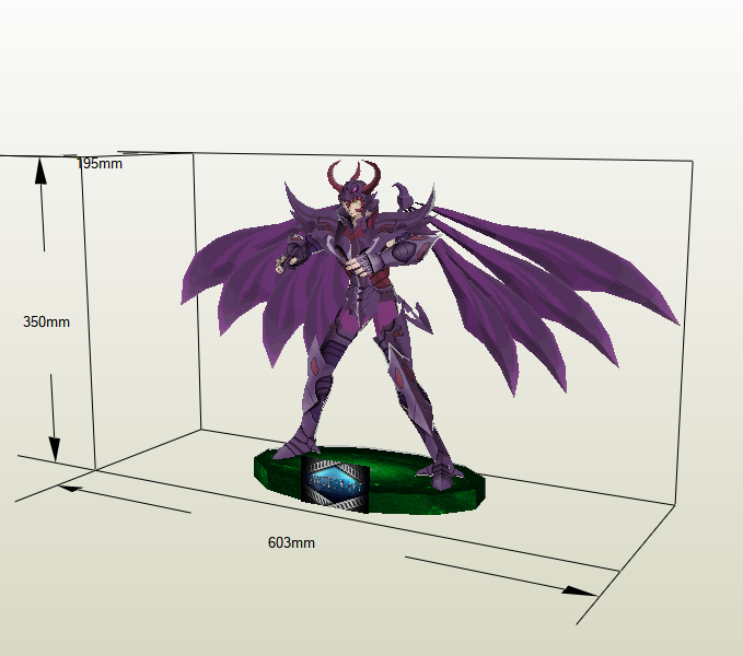 Radamanthys papercraft