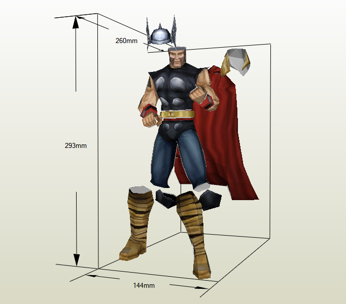 Thor papercraft