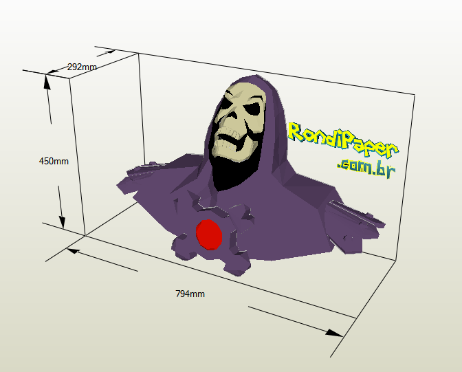 Esqueletor papercraft