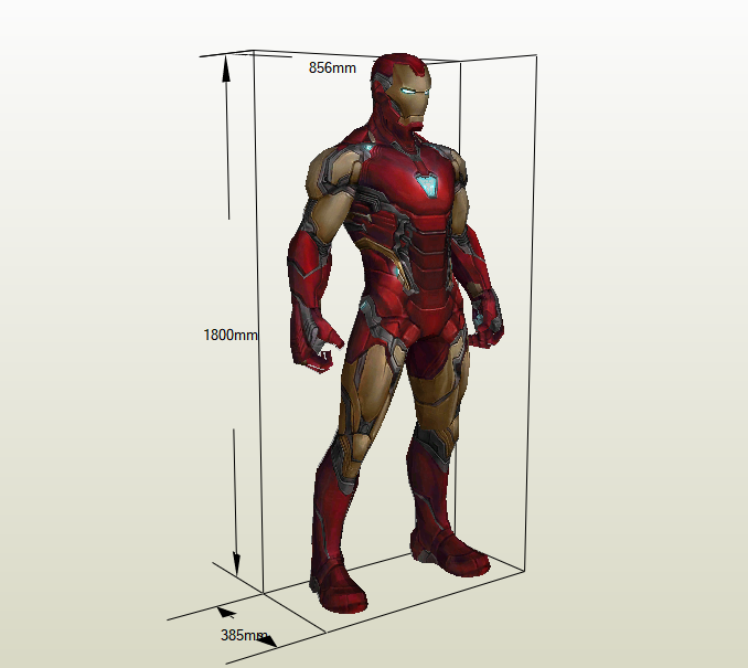 Ironman papercraft