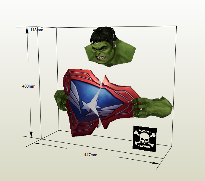 Hulk papercraft