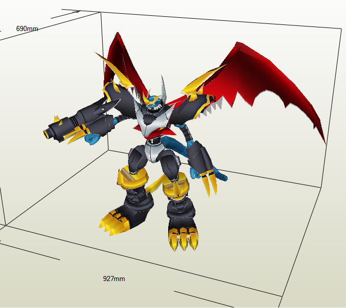 Imperialdramon papercraft