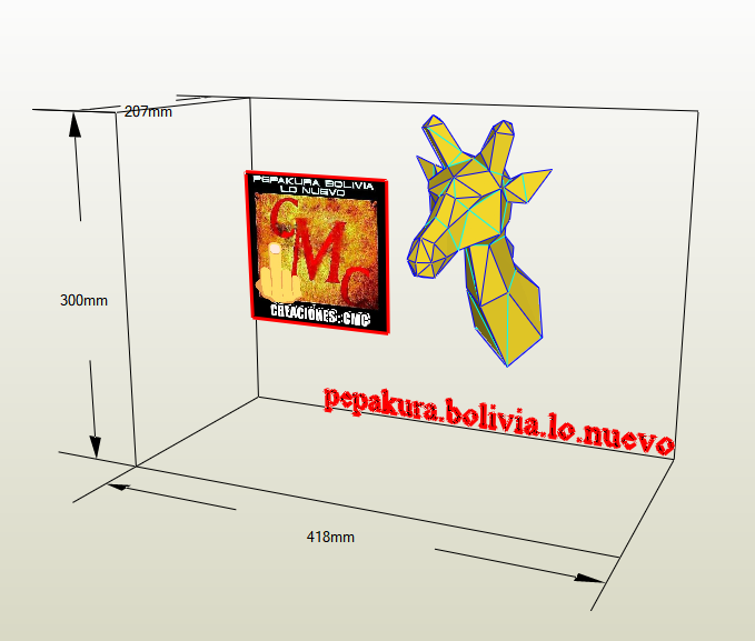 Jirafa LowPoly papercraft