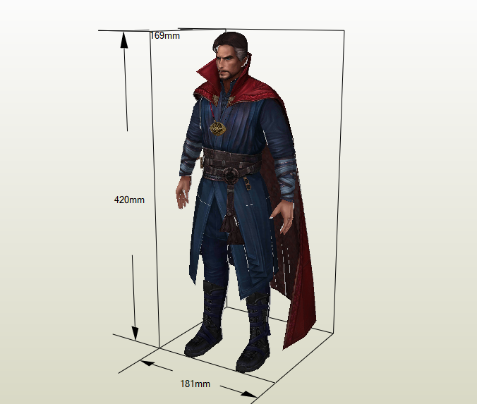 Dr. Strange papercraft