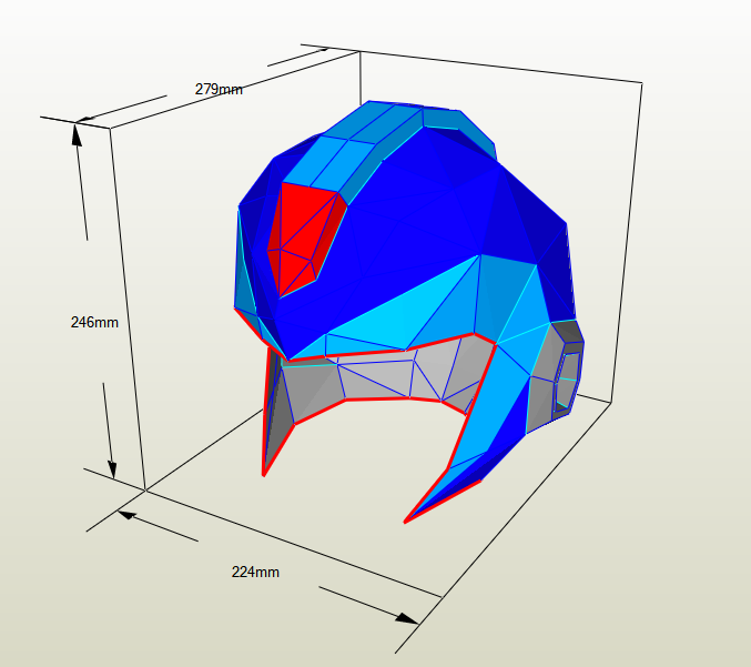 Megaman papercraft