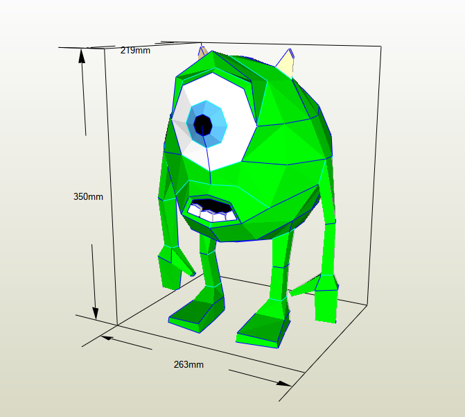 Mike Wazoswki papercraft