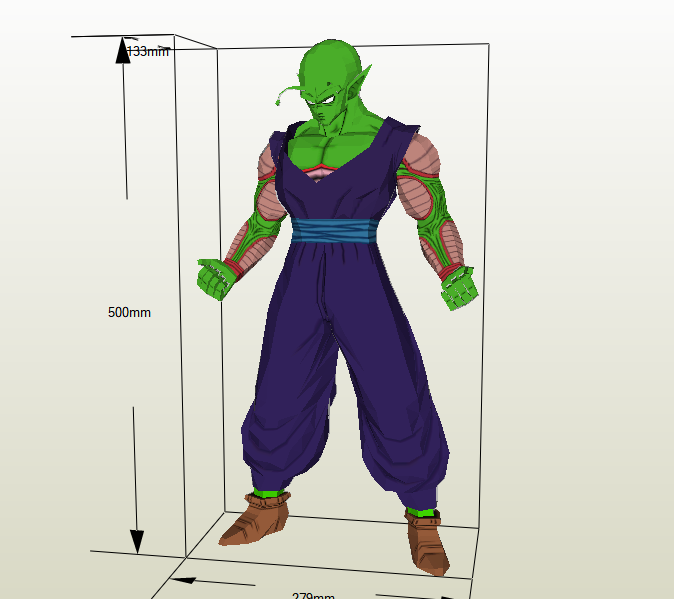 Piccolo papercraft
