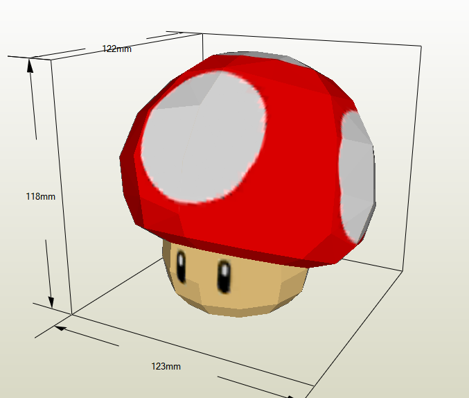 HOngo mario bros papercraft