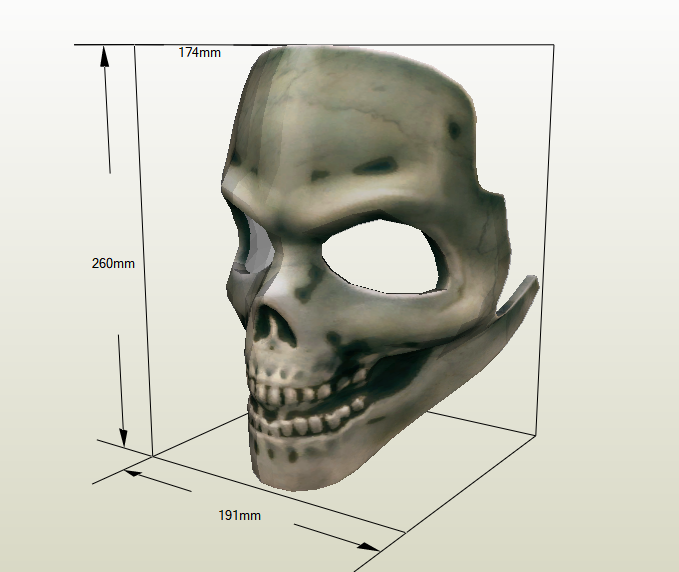Máscara Calavera