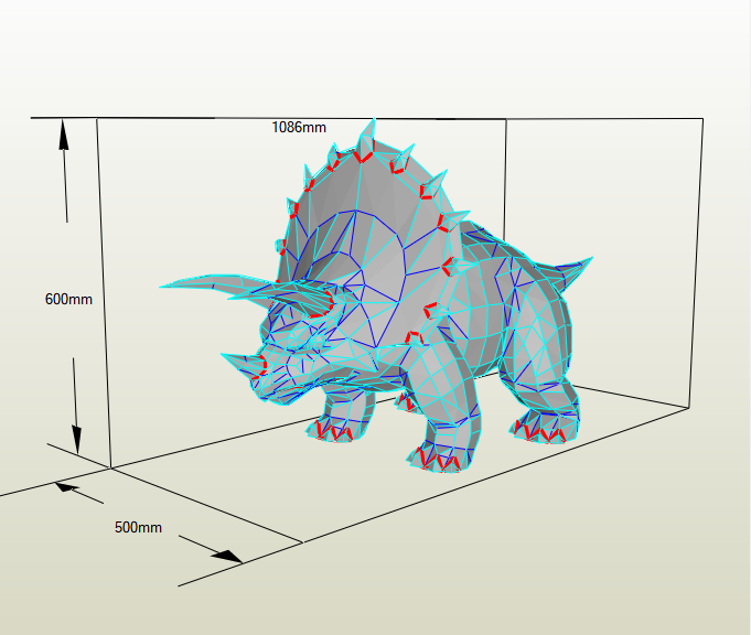 Triceratop papercraft