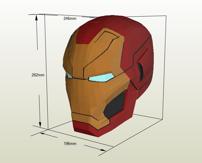 IronMan papercraft