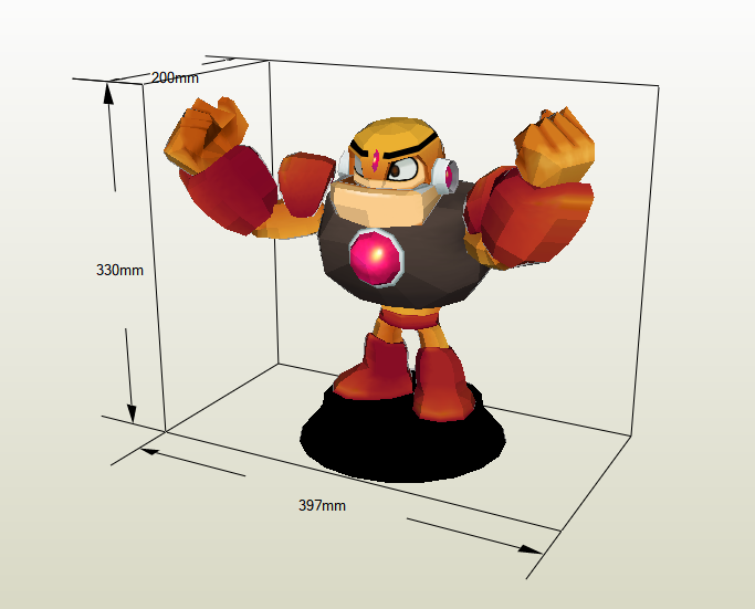 Buts Man papercraft