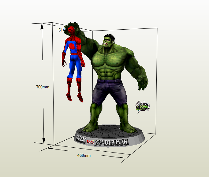 Hulk vs Spiderman