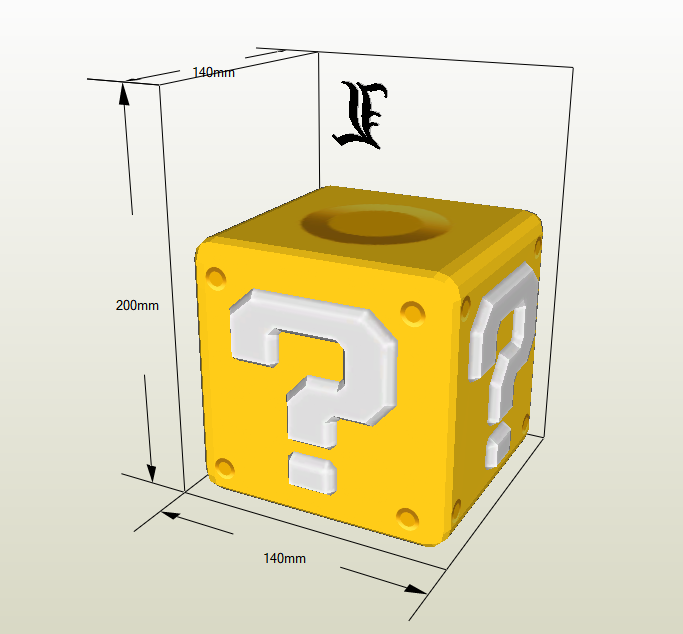 BLoque de monedas papercraft