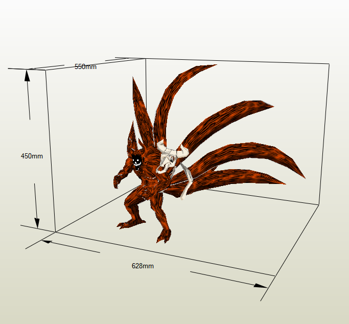 Hachibi Papercraft