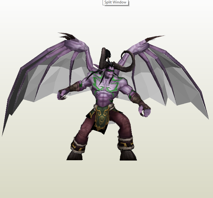 Illidan Papercraft