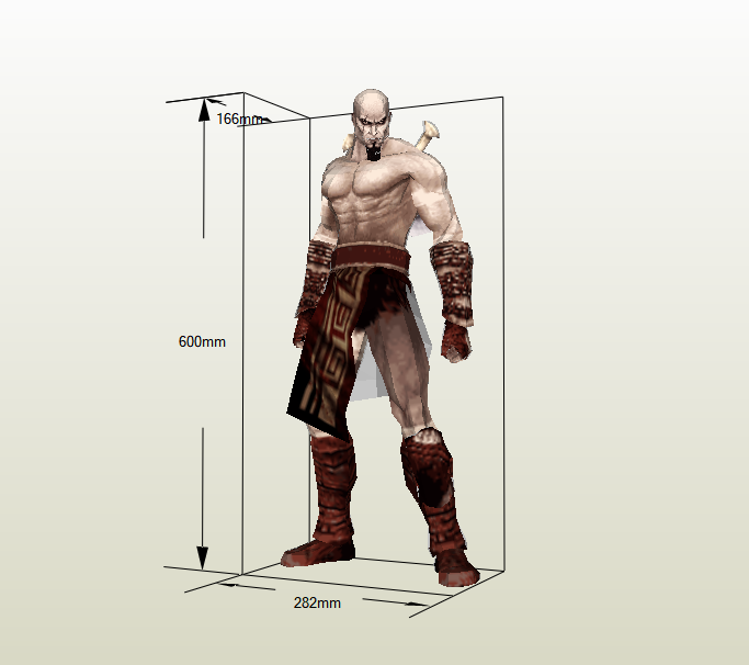 Kratos Papercraft