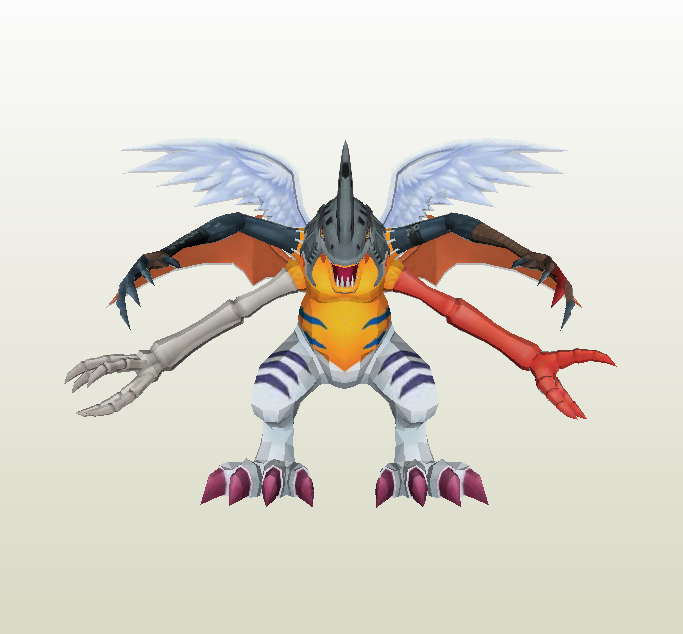 Kimeramon papercraft