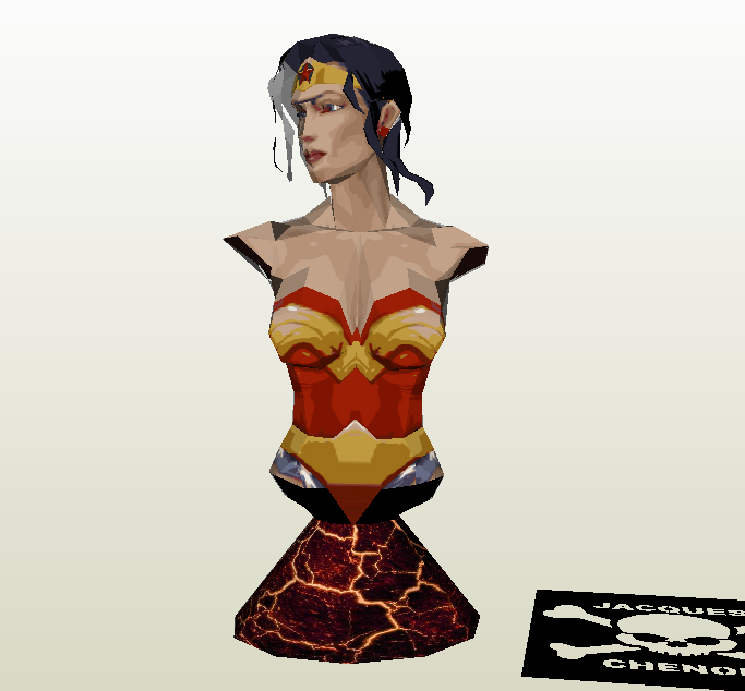 Mujer Maravilla papercraft