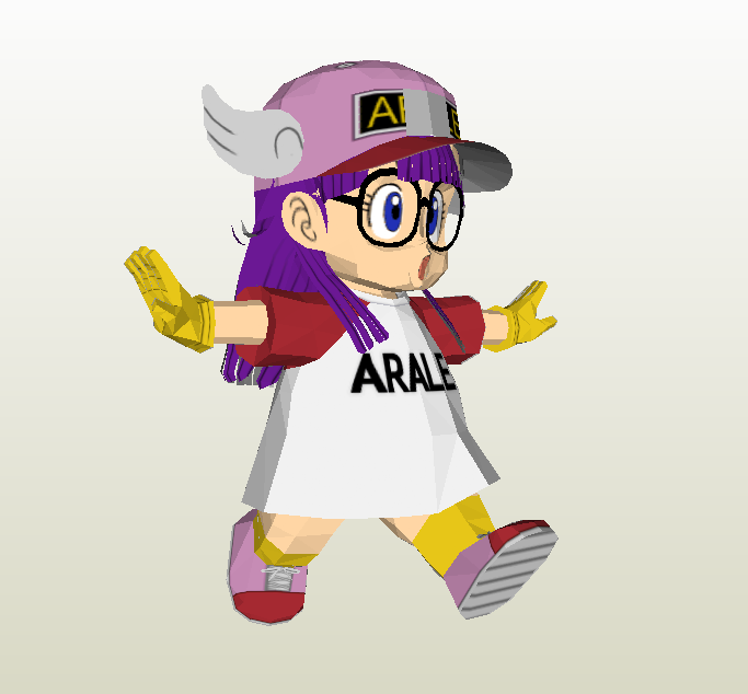 Arale papercraft