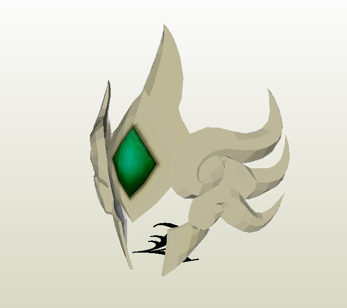 Casco Leo papercraft
