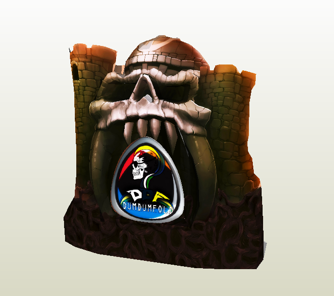 Castillo de greyskull papercraft